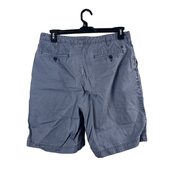 Gray Men's Izod Saltwater Chino Shorts 34 - Picture 2 of 5